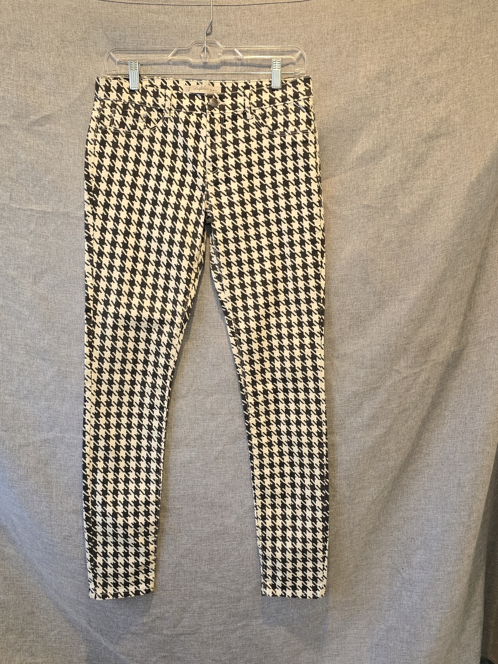 Zara Trafaluc Black and White Houndstooth Pants
